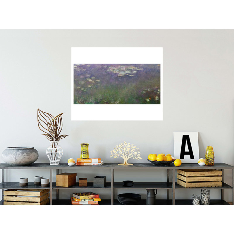 Nymphéas (Agapanthus) par Claude Monet - Estampe numérique, H 32 po x l 40 po