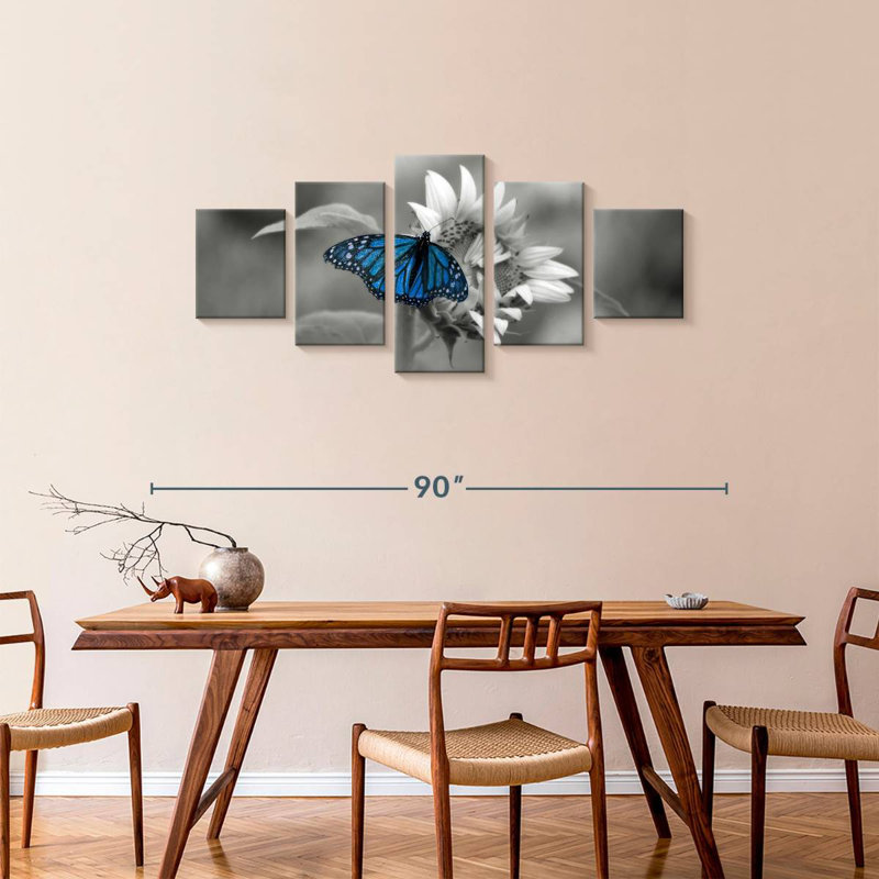 Brampt Butterfly Pop, 34" H x 74" W