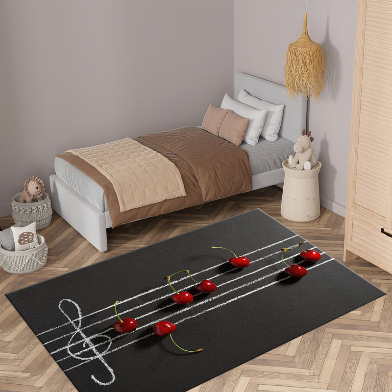 Chic Botanical Pattern With Pile Soft Type Printed Rug Ideal for Adding a Touch of Elegance to Your Home Decor