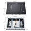 Système de robinet de douche thermostatique 49 pouces et 35 cm à DEL avec 6 jets pour le corps