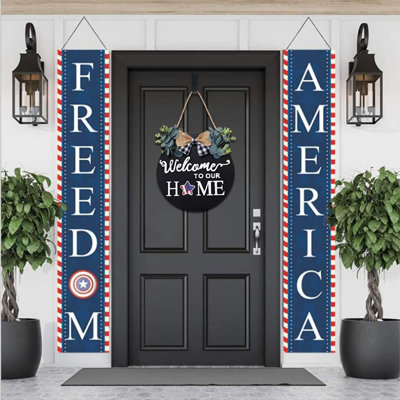Seasonal Interchangeable Welcome Decor 12 in. x 12 in. Black by Wooden Wall Ar