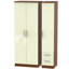 Yvette 3 Door Manufactured Wood Wardrobe-23704770-18860467
