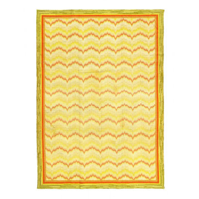 Gundega One-of-a-Kind 8'11'' x 6'3'' Hand Knotted Area Rug