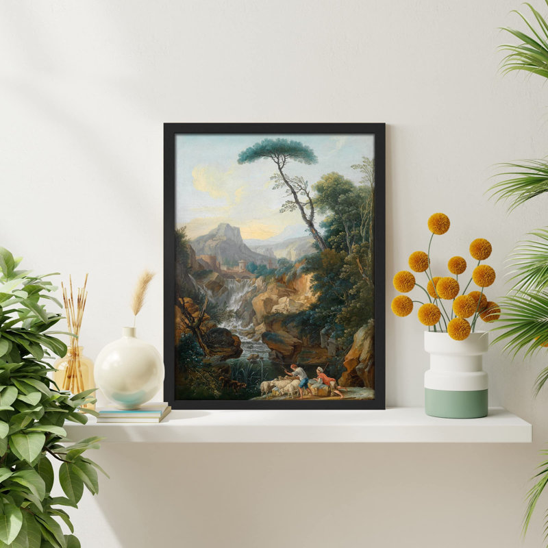 «Peasant European Mountain Forest» sur papier, Noir, H 14 po x l 11 po