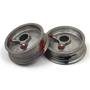 G.A.S. Hardware (Small) Cable Drums for Garage Doors Up to 8 Door, Std Lift, 400-8 (Set of 2) CD400-8