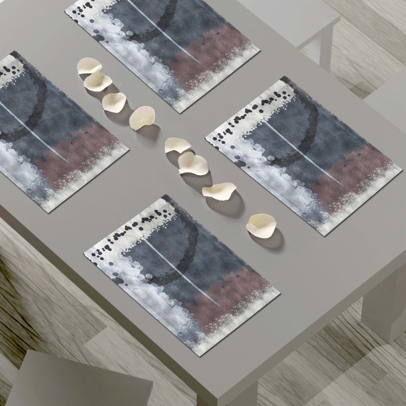 Polyester Abstract Rectangle Placemat