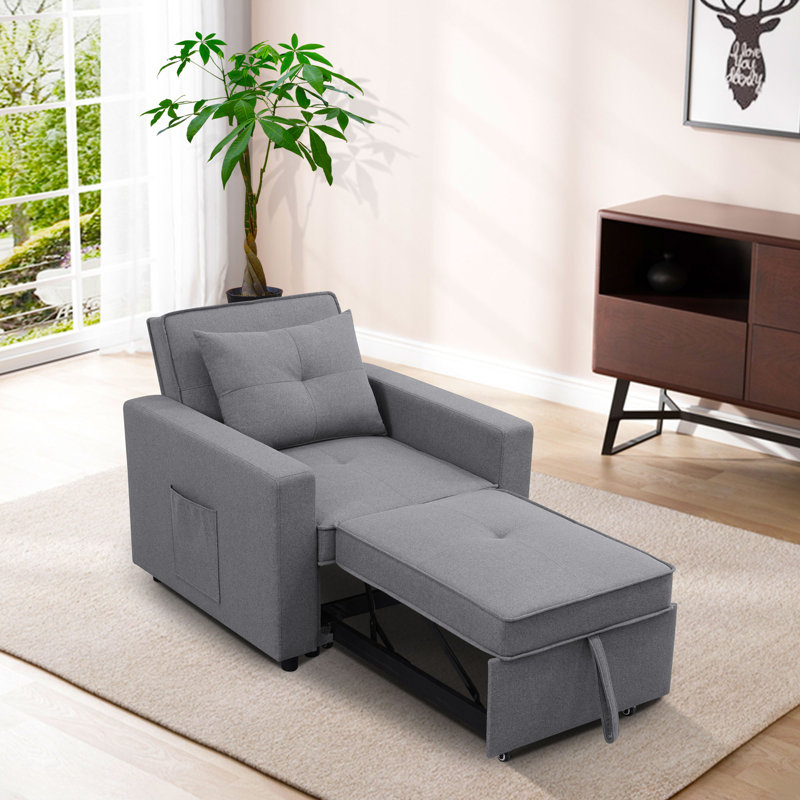 Fauteuil inclinable convertible moderne avec lit escamotable