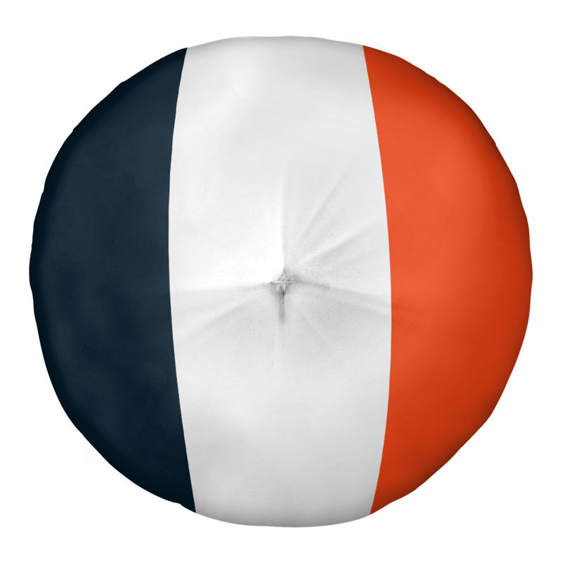  Coussin de sol touffeté, 26 po x 26 po, Blanc