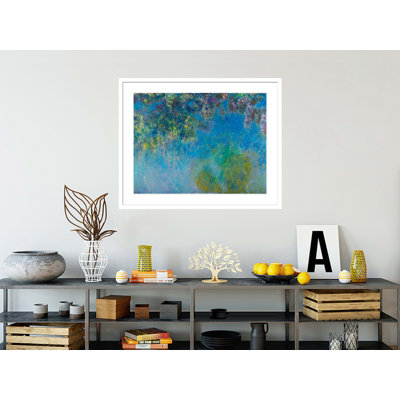 «Wisteria» par Claude Monet, impression giclée encadrée