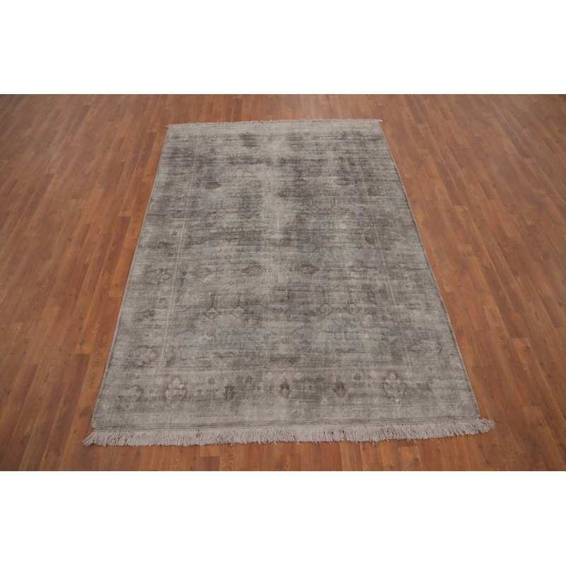 Tapis oriental fait à la main Oushak 6 x 8