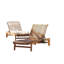 Maisonet Outdoor Teak Chaise Lounge