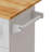 Kitchen Island Cart With 2 Door Cabinet And Three Drawers,43.31 Inch Width With Spice Rack,Towel Rack