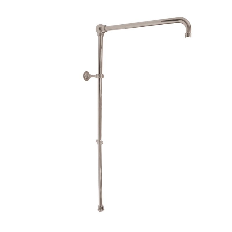 Bras de douche Strom Living avec diamètre de 15,25 po, Nickel poli