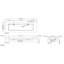 72" Cube Collection Trough Lavatory, 4" Height	-1639209347-1639209346-1639209348