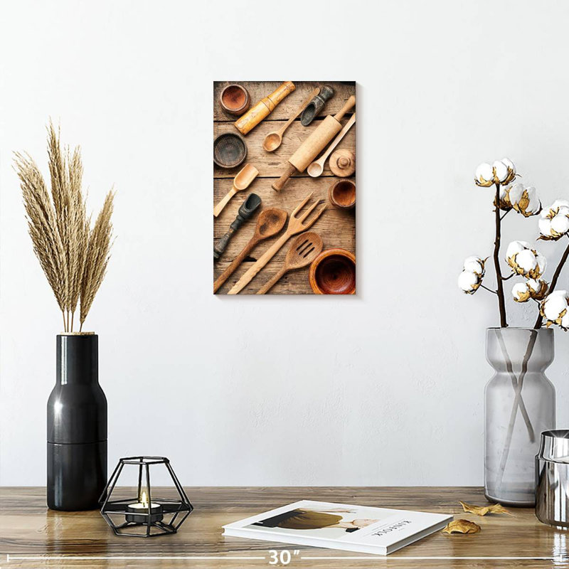 Senne Wooden Kitchenware, 12" H x 8" W