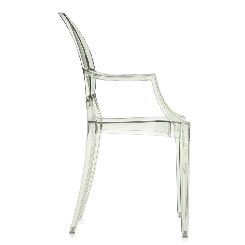 Louis Ghost Outdoor Dining Armchair, Green