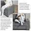 Canapé moderne en velours côtelé 3 places 83,86 po avec porte-gobelets - Canapé compact confortable pour le salon, la chambre à coucher ou le bureau