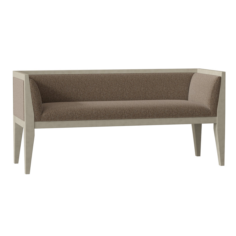 Jena Upholstered Bench, Hazelnut (9508 17), Almond Buff
