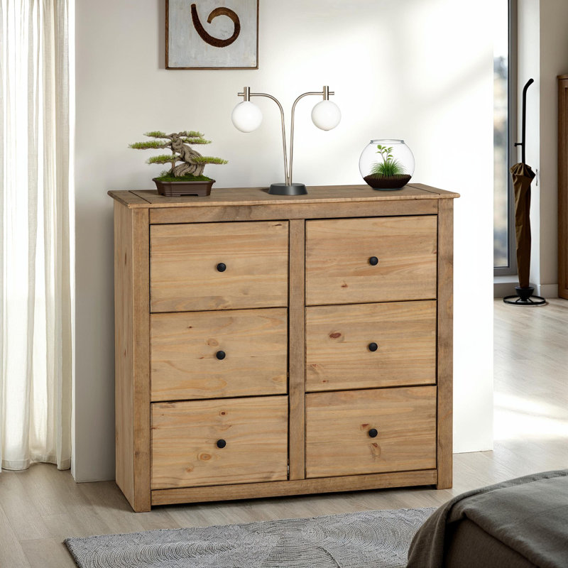 Tetteh 6 Drawer Chest of Drawers