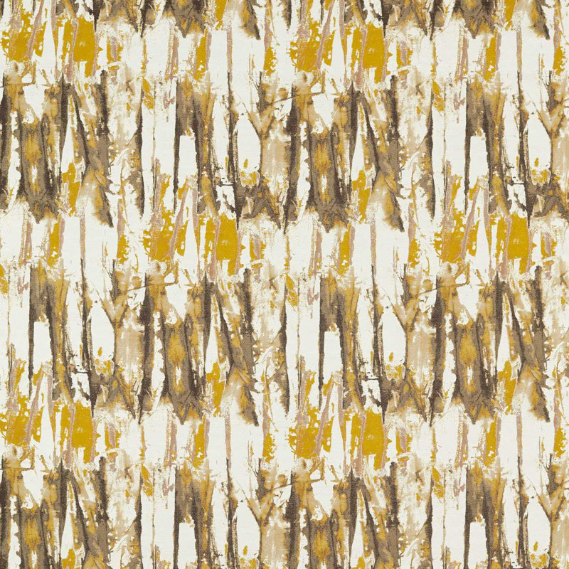 Eco Takara Fabric, Ochre/Temple Gray