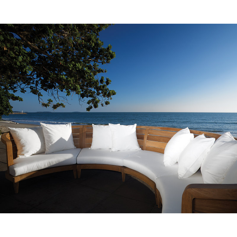 Limited 200 Outdoor Teak One Arm Lounge Chair