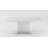 Benae Contemporary Pop-Up-Extendable White Glass Dining Table
