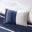 7 Piece Comforter Set Navy