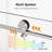 56-60 In W X 60 In H Shower Door, Frameless Single Sliding With Soft-Close 5/16 In Tempered Glass Door Smooth Rollers Stainless Steel Hardware Modern Bathroom Enclosure For Spacious Shower Experience-113495413