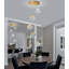 Luminaires suspendus modernes en cristal 5 lumières à intensité variable-468709204-468709194-468709195