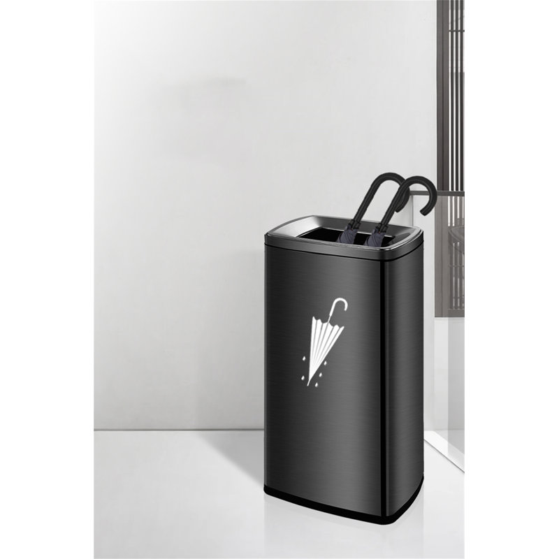 Metal Freestanding Umbrella Stand, Black