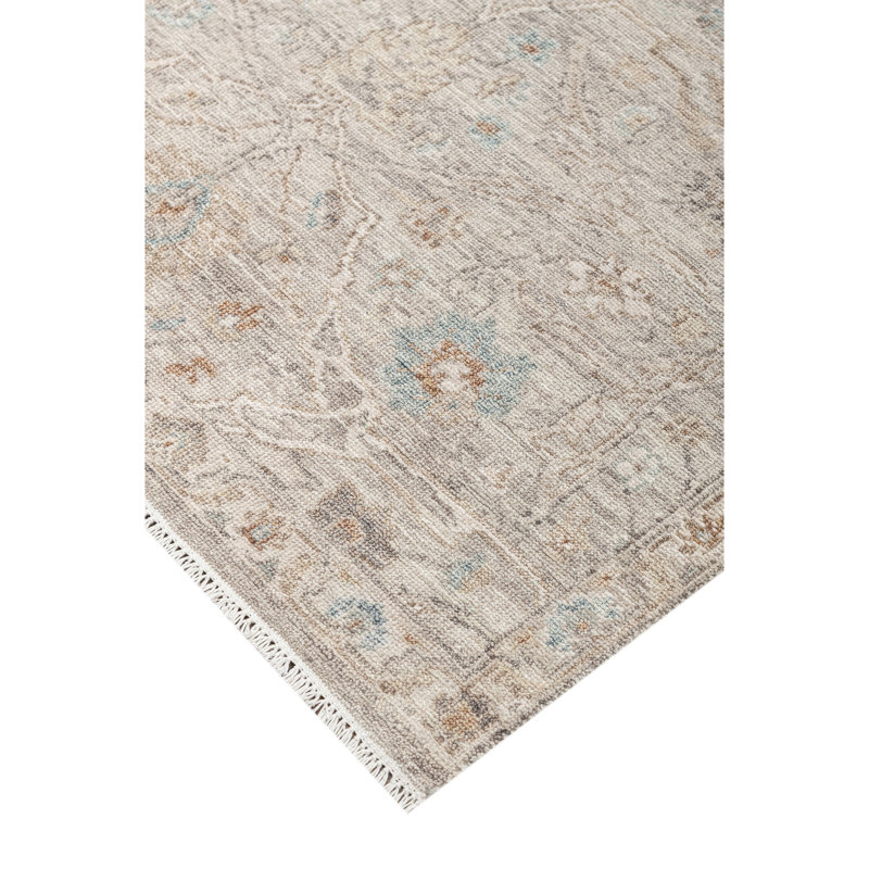 Tapis rectangulaire en laine noué à la main, Rectangulaire 8 pi x 10 pi