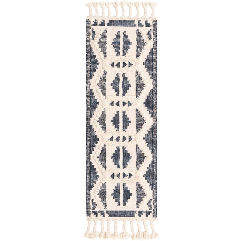Annunciata Performance Wool Geometric Indoor Rug, Runner 2'2" x 5'1"