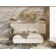 Nixa - Lit moderne en velours beige-1139556747