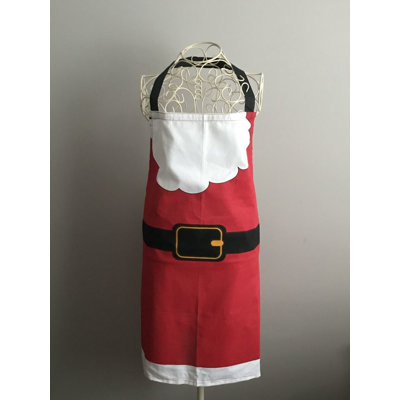 Christmas Solid Colour Cotton Bib Apron