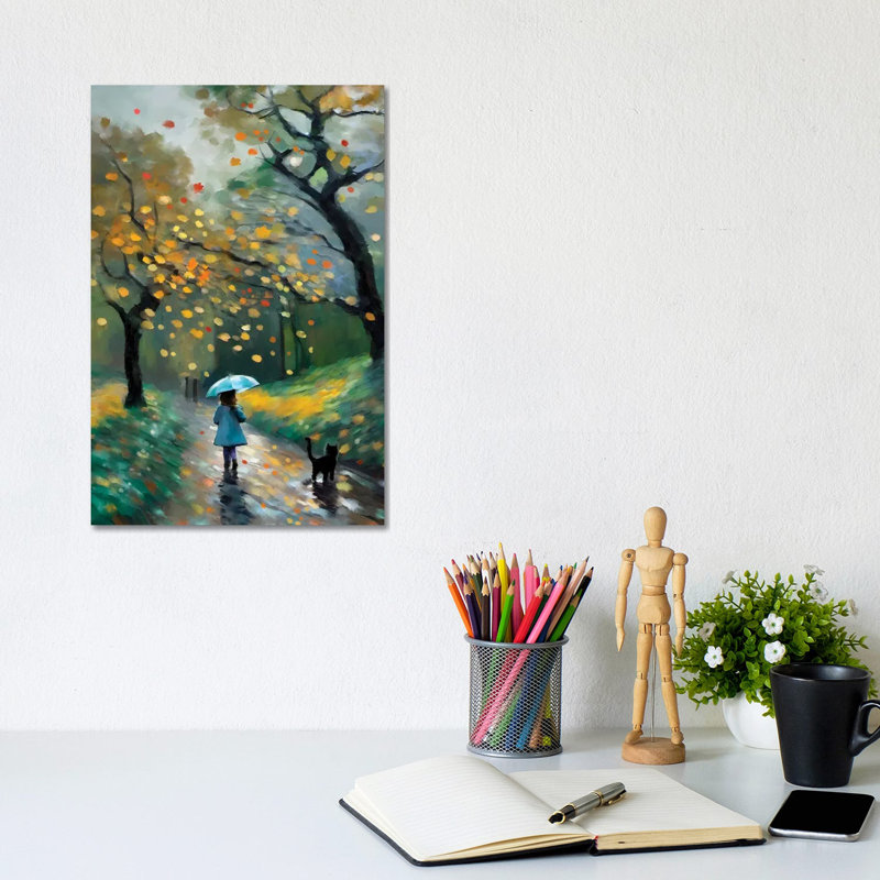 Pluies d'automne - impression d'art mural