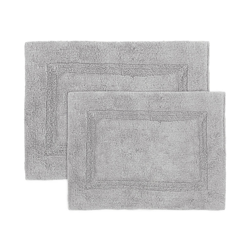 Martex Basic Bath Rug, Light Gray