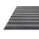 Charlie Striped Hand Loomed Polyester Indoor / Outdoor Area Rug in Black/Gray