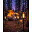 Torches solaires FoxFlame en métal, torches solaires Tiki, effet de feu breveté | Ensemble de 1, lumières solaires imperméables pour l'extérieur, hauteur réglable de 0 à 24 po, lumières de jardin, idéales pour la cour, le patio, le jardin et le sentier