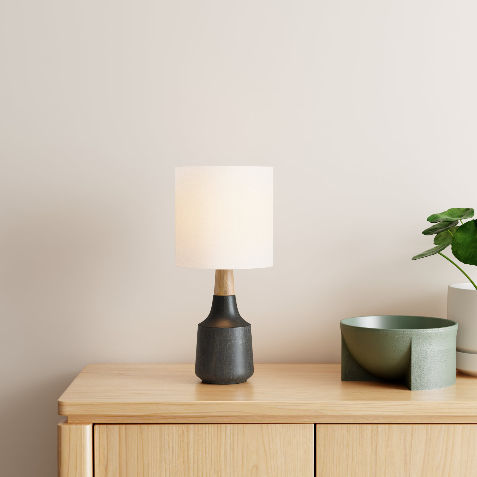 Scotia 18'' Table Lamp, Black