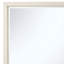 Miroir carré transitionnel blanc Aatythod, 95 cm x 95 cm, encadré de bois