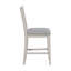 Ensemble de 2 chaises de salle à manger de style campagnard à finition comptoir