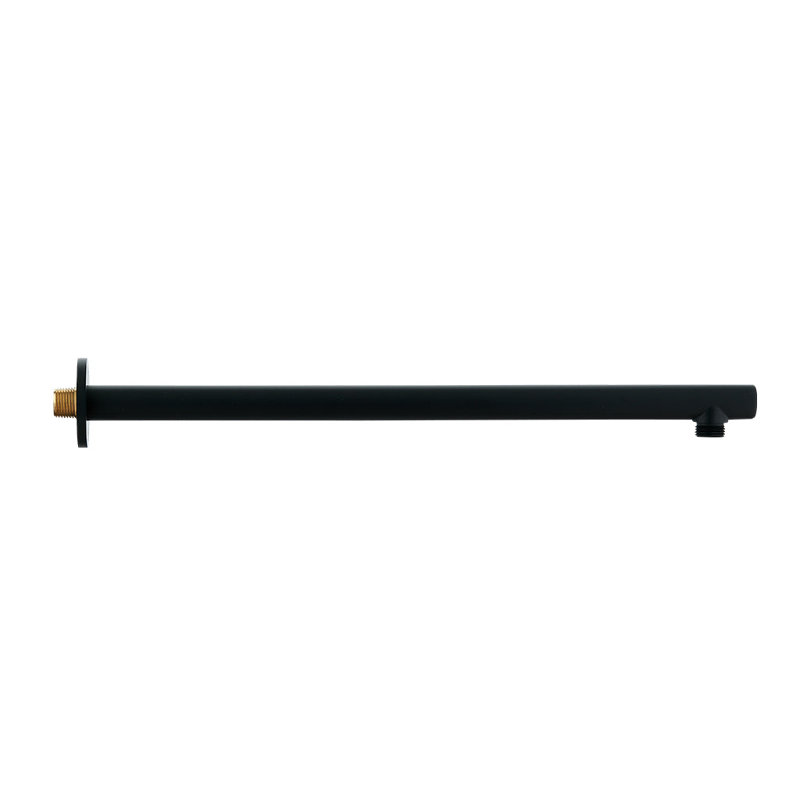 Bras de douche rond en laiton DAX, Mat