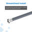 Robinet de salle de bain monotrou avec drain Vaughn-33097786