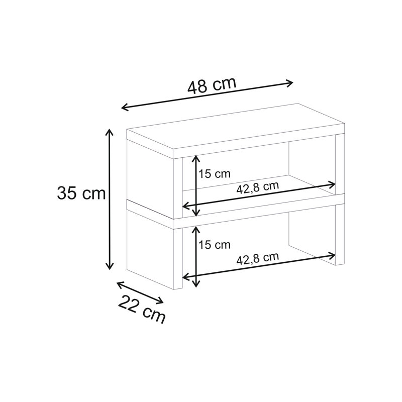 Helper Shelf, Brown