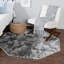 Tapis gris à motif géométrique Brantly-702956422