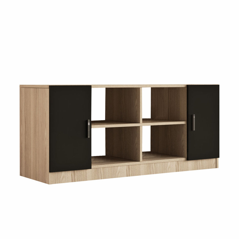 Cayl 61.8cm Kitchen Pantry, Oak/Black