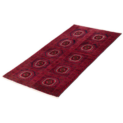 Kalgoorlie One-of-a-Kind 3'4" X 5'10" New Age Wool Area Rug in Red