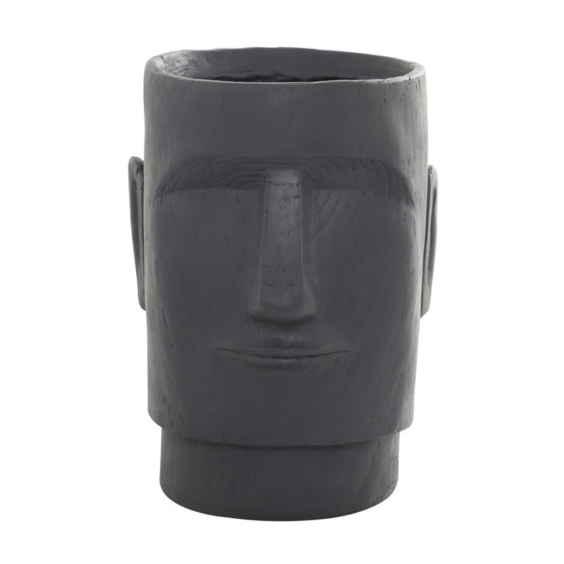 1 pot d'intérieur en oxyde de magnésium, H 18,25 po x l 13,05 po x P 13,6 po