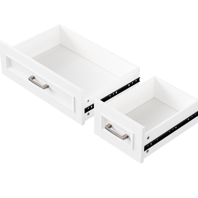 Îlot de cuisine blanc avec rangement, 4 roulettes, abattant, 3 tiroirs et portes, texture pour chariot de salle à manger, tiroirs, texture, rangement roulant