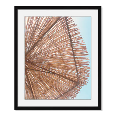 Antonio "Rosy Straw Umbrella" Print